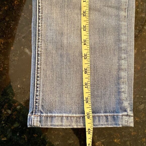 WHBM Noir Sz 4 Slim Leg Embellished Jeans EUC - Picture 12 of 13